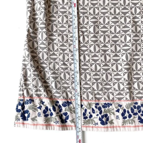 Ted Baker Laylei Blouse Womens 1 US 4 Short Sleeve Ties Geometric Floral Print - Picture 10 of 12